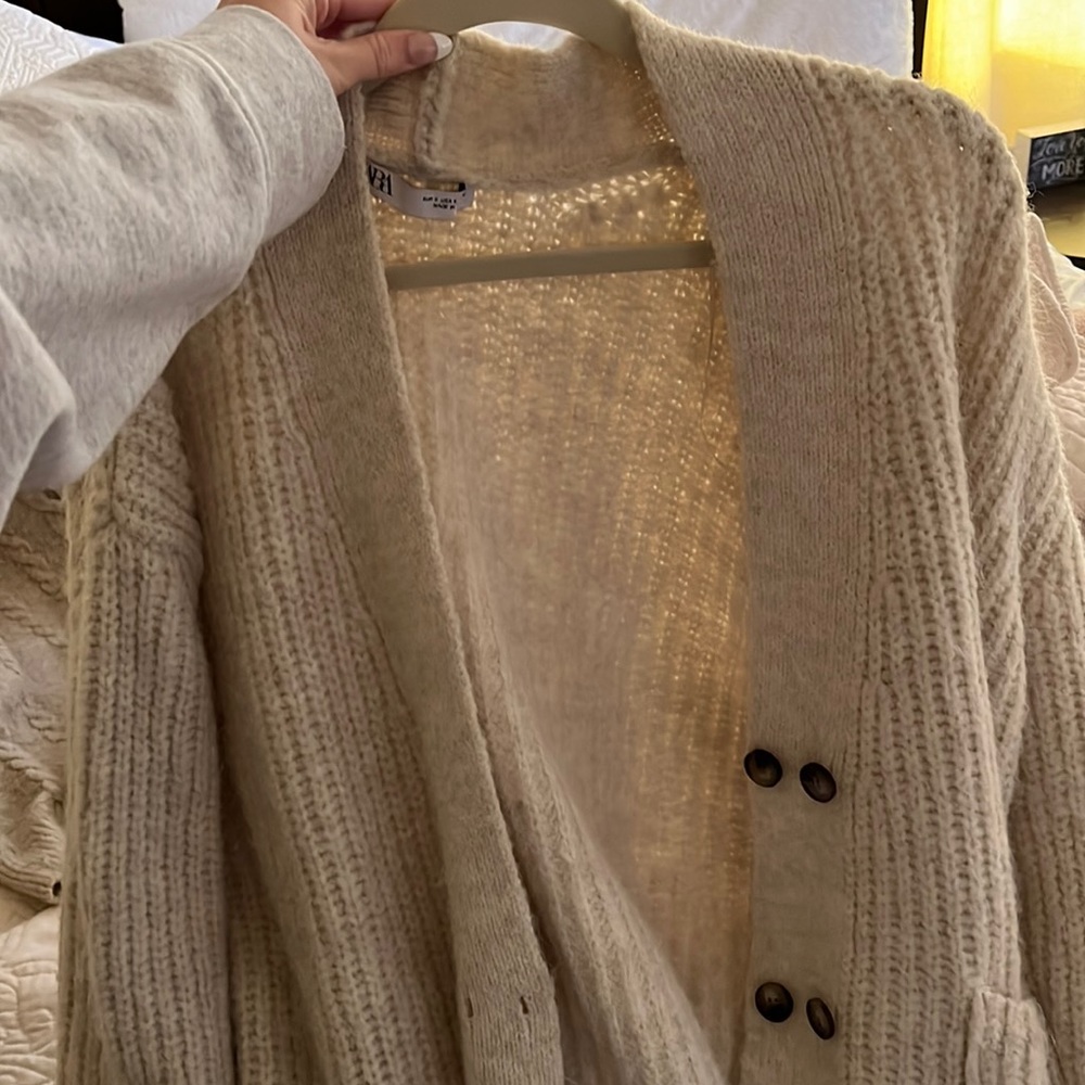 the best cardigan! so soft from zara